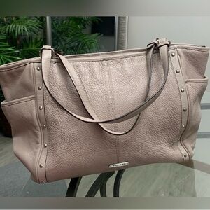 Coach Gray Leather Tote Bag